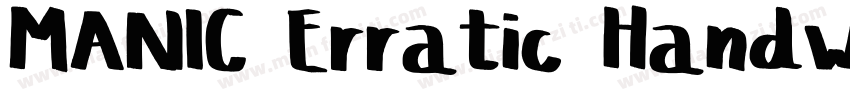 MANIC Erratic Handwr字体转换